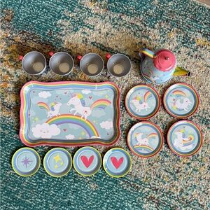 Unicorn Tea Set for Kids - Multicolor